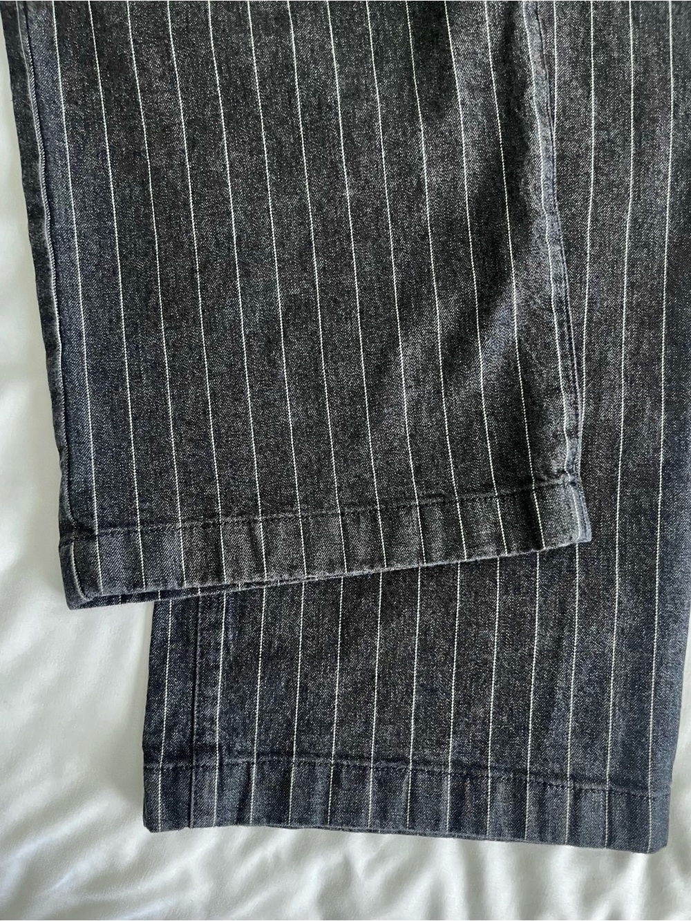 Lauren Ralph Lauren Black Pinstripe Jeans - Picture 4 of 11
